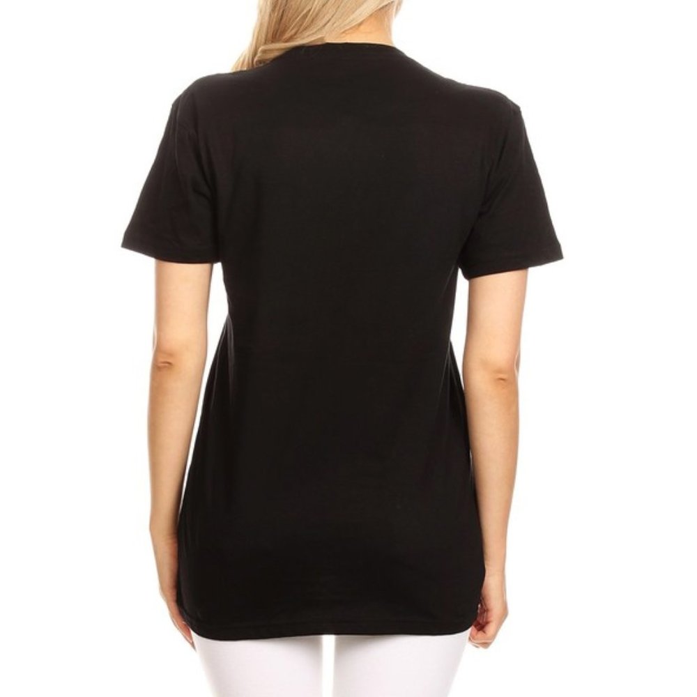 Good Vibes Only 100% Cotton Graphic Tee T Shirt - Picture 5 of 6